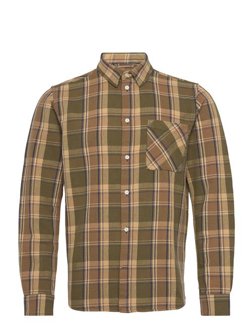 Knowledge Cotton Apparel Light Flannel Checkered Relaxed Fit Knowledge Cotton Apparel Patterned