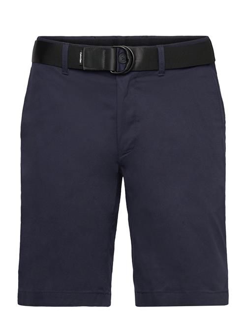 Calvin Klein Modern Twill Slim Short Belt Calvin Klein Navy