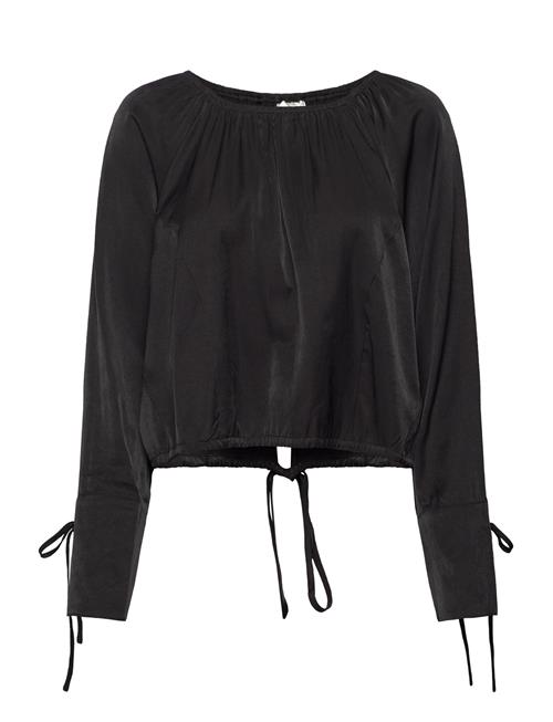 Aicagz Ls Blouse Gestuz Black