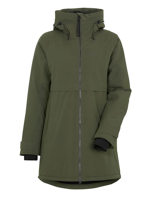 Didriksons Helle Wns Parka 5 Didriksons Green