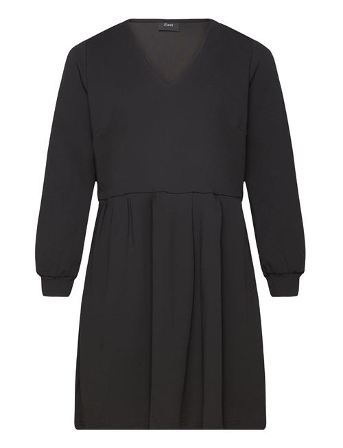 Zizzi Vleslie, L/S, Abk Dress Zizzi Black