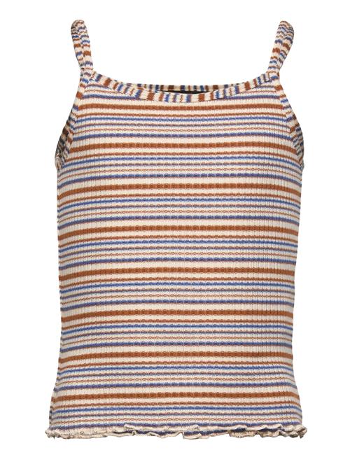 LMTD Nlffilje Sl Crop Strap Top LMTD Patterned