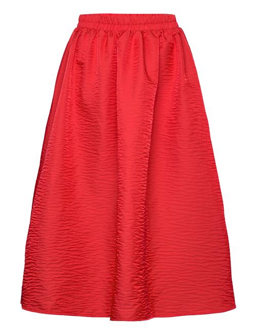 Vila Vimabelle Hw Midi Volume Skirt Vila Red