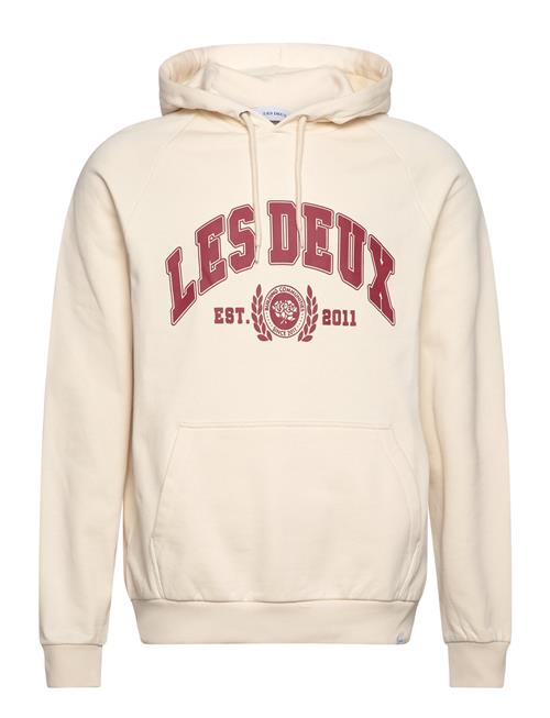 Les Deux University Hoodie Les Deux Beige