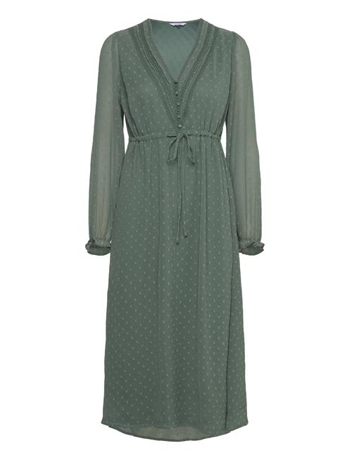 Rita Dobby Dot Dress Bubbleroom Green