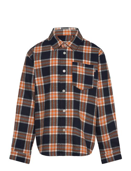 Mads Nørgaard Check Flannel Svano Shirt Mads Nørgaard Orange