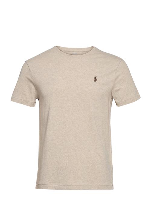 Polo Ralph Lauren Custom Slim Fit Jersey Crewneck T-Shirt Polo Ralph Lauren Beige