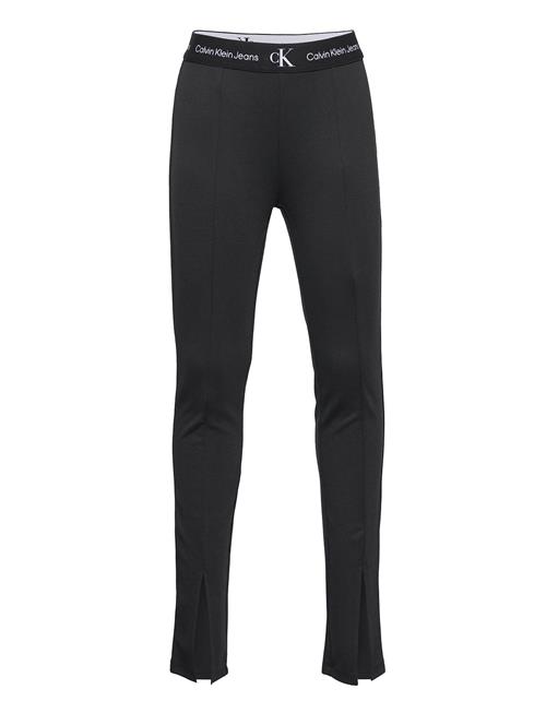 Calvin Klein Punto Tape Slit Pants Calvin Klein Black