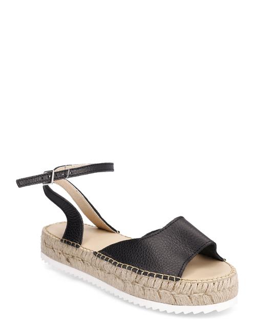 Slfeldina Leather Espadrilles Sandal Selected Femme Black