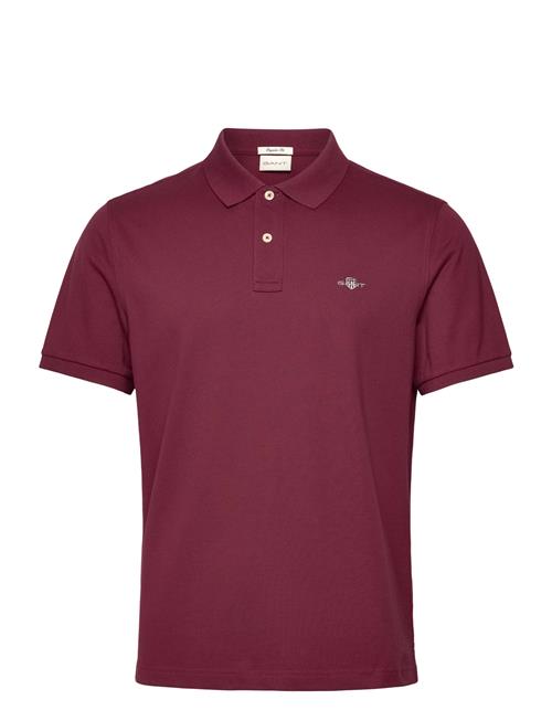 GANT Reg Shield Ss Pique Polo GANT Red