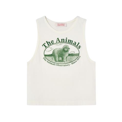 The Animals Observatory Frog Kid Tank Top White Logo | Hvid | 8 years