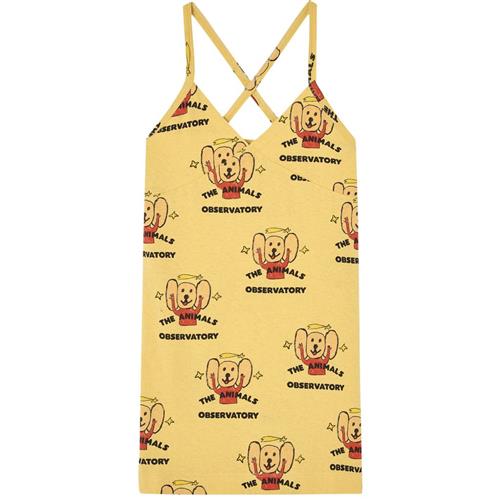 Se The Animals Observatory Otter Kid Minikjole Yellow Logo | Gul | 12 years ved Babyshop