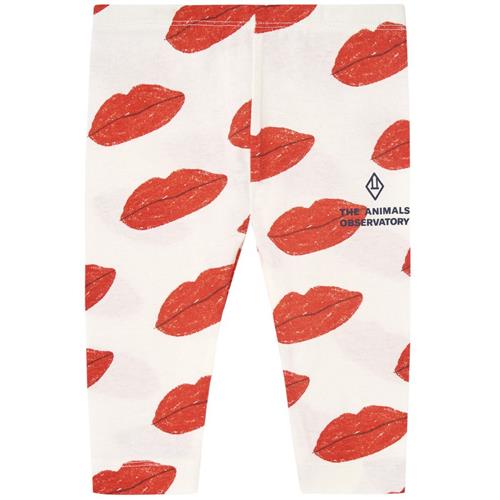 The Animals Observatory Penguin Baby Leggings White | Hvid | 12 months