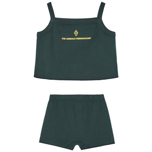The Animals Observatory Stork Baby Sæt Deep Green 18 months  Grøn  18 måneder  Unisex