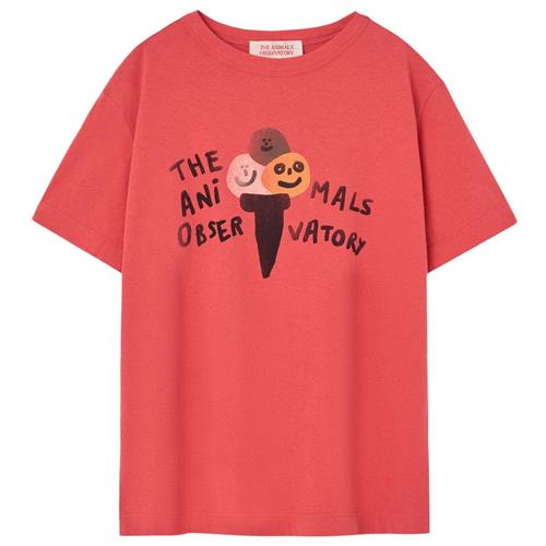 The Animals Observatory Big Rooster Kid T-shirt Red | Rød | 3 years