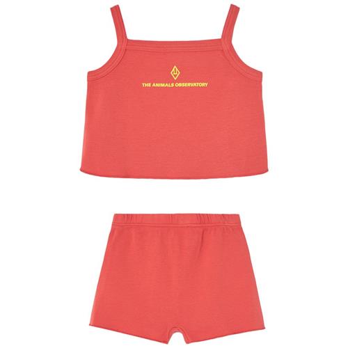 The Animals Observatory Stork Baby Sæt Red 12 months  Rød  12 måneder  Unisex