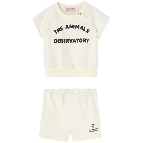 The Animals Observatory Squab Baby Sæt White Logo | Hvid | 24 months