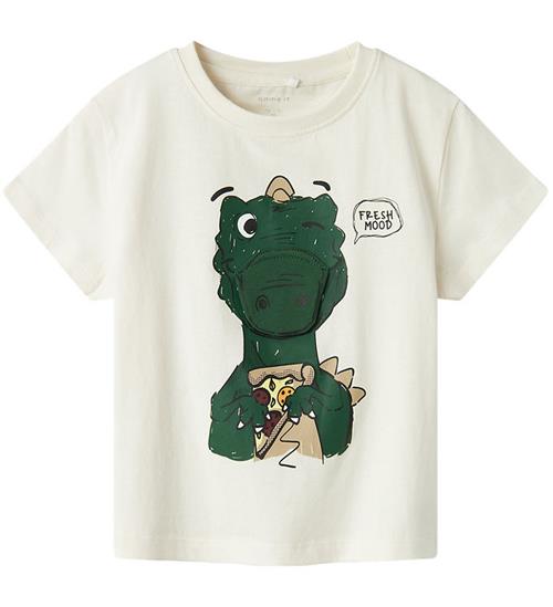 Se Name It T-shirt - NmmBrett - Cloud Dancer ved KidsWorld