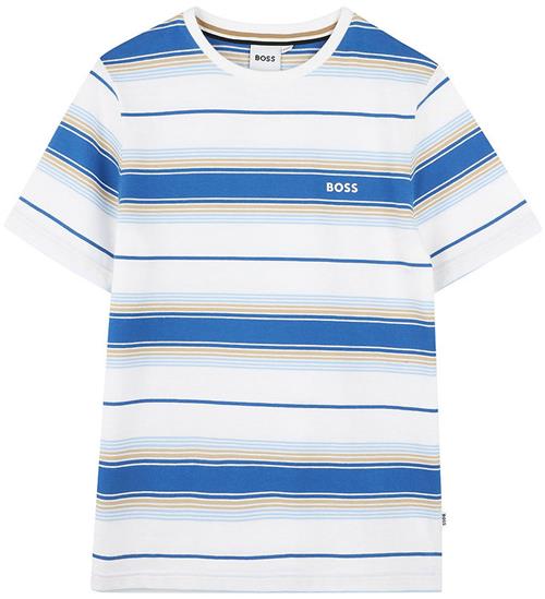 BOSS T-shirt - Pale Blue/White