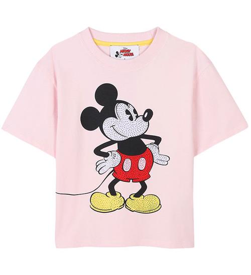 Little Marc Jacobs The Marc Jacobs T-shirt - Rosa m. Mickey Mouse/Similisten