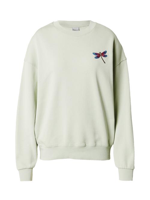 Iriedaily Sweatshirt 'Libelle'  blå / lysegrøn / mørkelilla / sort