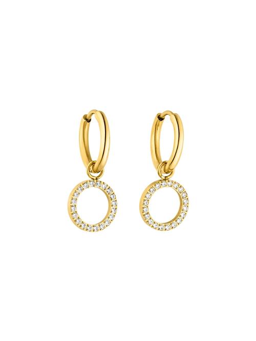 PURELEI Øreringe 'Closed Glow'  guld