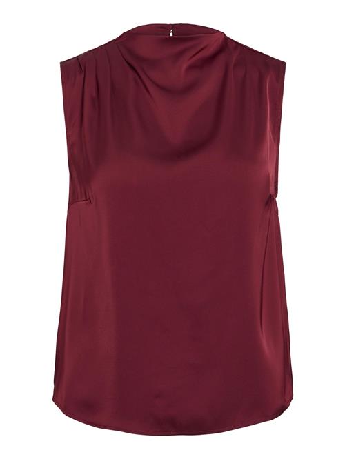 VILA Bluse  bordeaux