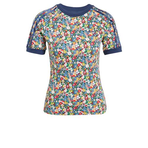 Se ADIDAS ORIGINALS Shirts 'Liberty London Cali'  blå / gul / brandrød / hvid ved About You