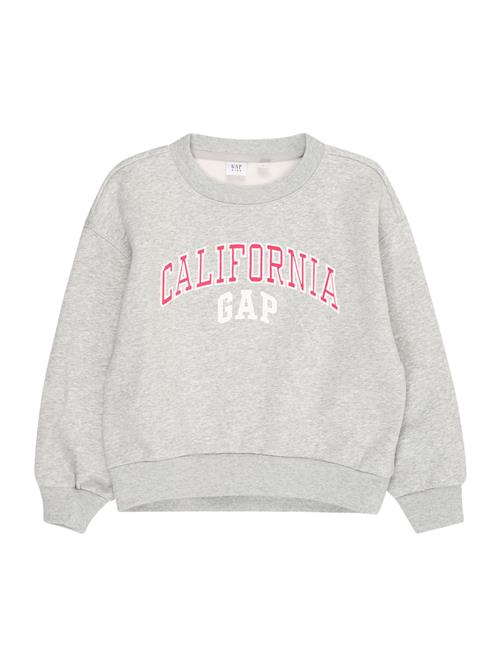 GAP Sweatshirt 'CITY'  grå-meleret / pink / hvid