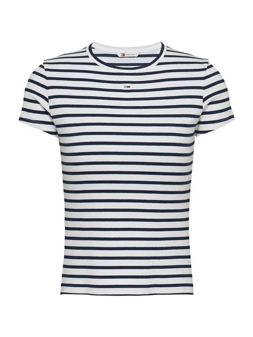 Se Tommy Jeans Shirts 'ESSENTIAL'  navy / hvid ved About You