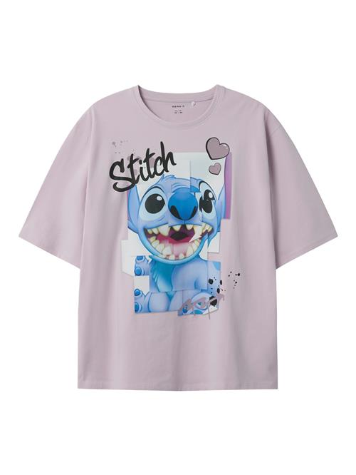 NAME IT Bluser & t-shirts 'NKFDIRI STITCH'  azur / lyseblå / lysviolet / sort