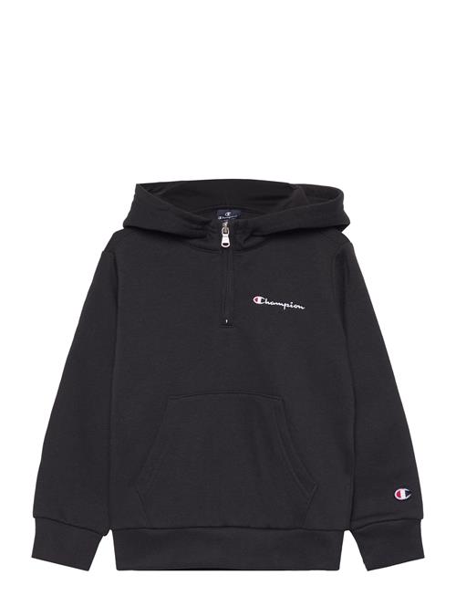 Champion Half Zip Hooded Sweatshirt Champion Black