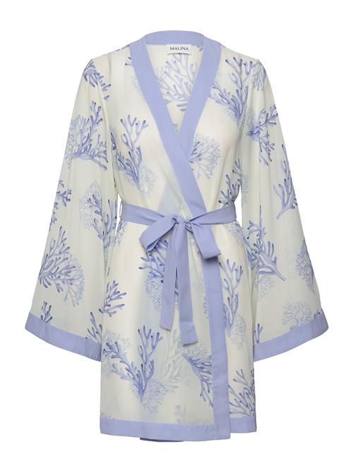 Dalia Printed Wrap Kaftan Malina Blue