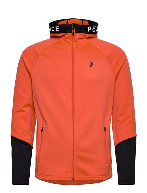 M Rider Mid Zip Hood Peak Performance Orange