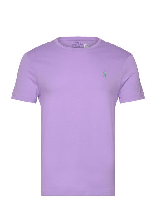 Polo Ralph Lauren Custom Slim Fit Jersey Crewneck T-Shirt Polo Ralph Lauren Purple