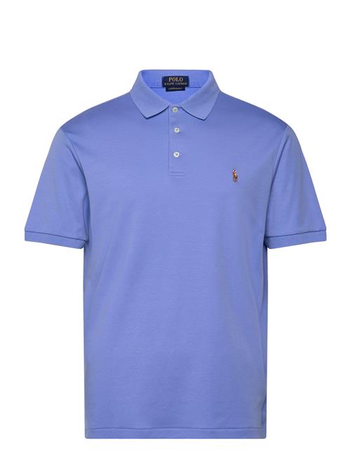 Polo Ralph Lauren Custom Slim Fit Soft Cotton Polo Shirt Polo Ralph Lauren Blue