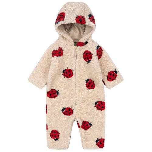 Konges Sløjd GOTS Jody Teddy Fleece-overtræksdragt Ladybug Sand | Beige | 18 months