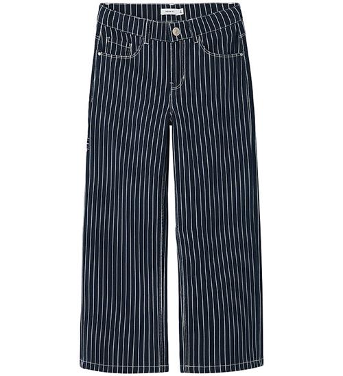 Name It Jeans - Wide - NkfRose - Navy Blazer Stripe