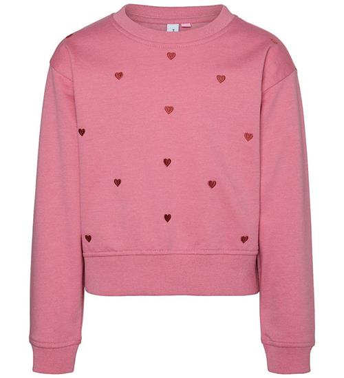 Vero Moda Girl Sweatshirt - VmOctavia - Wild Rose/Hearts