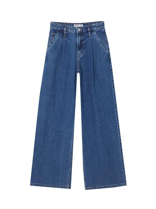 Pull&Bear Jeans med lægfolder  blue denim