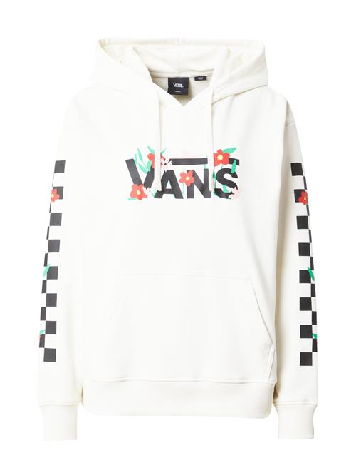 VANS Sweatshirt 'FLEURS BFF'  grøn / rød / sort / hvid