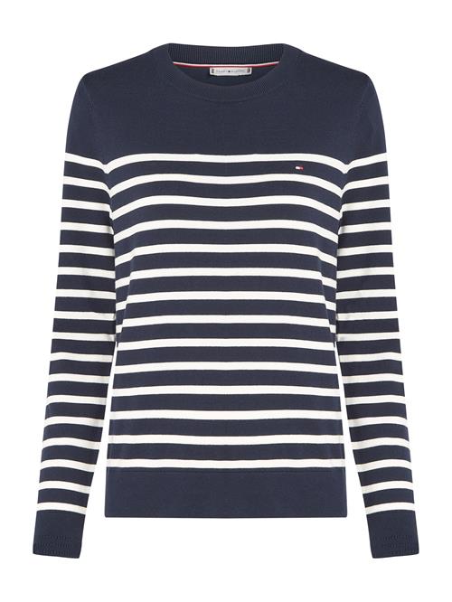 TOMMY HILFIGER Pullover  marin / hvid