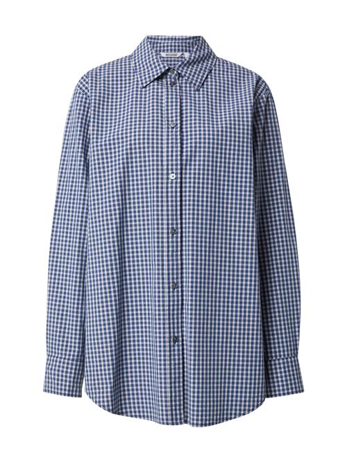 WEEKDAY Bluse  blå / mørkeblå / hvid