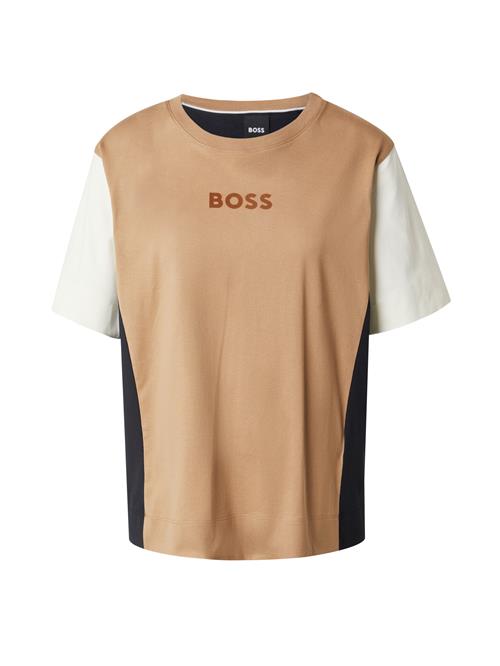 Se BOSS Shirts 'Elpha'  beige / sort / hvid ved About You