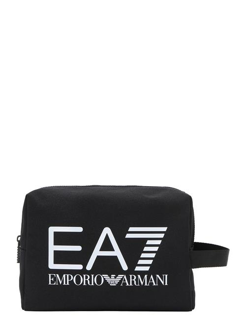 EA7 Emporio Armani Toilettaske  sort / hvid