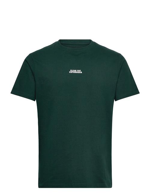 Clean Cut Copenhagen Cohen Brushed Tee Ss Clean Cut Copenhagen Green