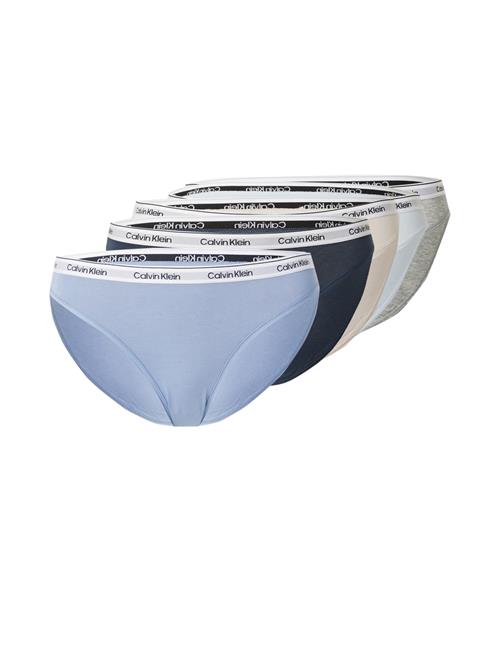 Calvin Klein Underwear Slip  ecru / dueblå / pastelblå / grå-meleret