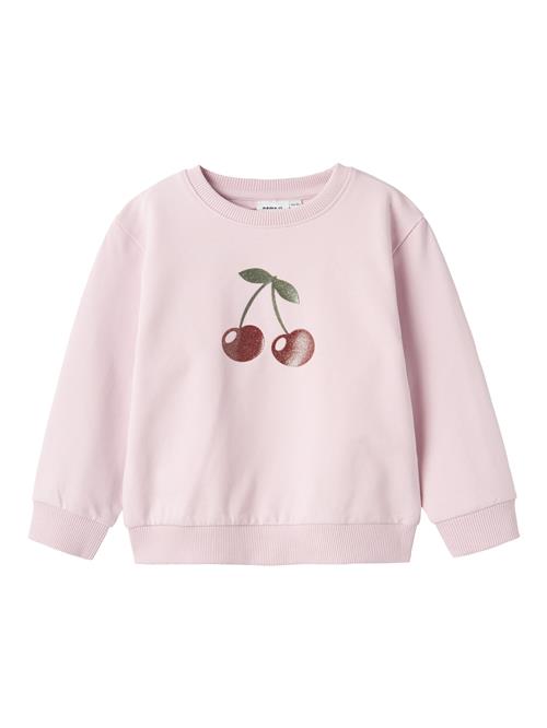 NAME IT Sweatshirt  grøn / blomme / kirsebærsrød