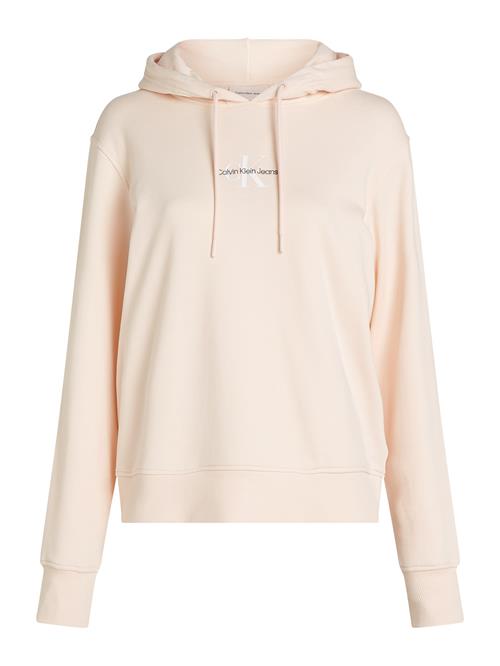 Se Calvin Klein Jeans Sweatshirt  pastelpink / sort / hvid ved About You