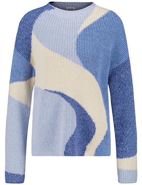 GERRY WEBER Pullover  sand / blå / lyseblå